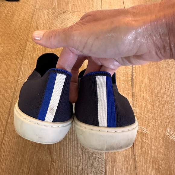 Rothys Navy Slip-On Sneakers 9.5 - Picture 3 of 8